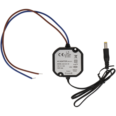 Fonte de Alimentação DC 12v 1,5a Micro IP67