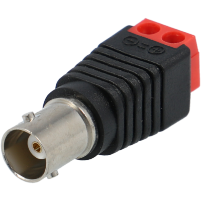 Bnc fêmea com saída + / - de 2 terminais-A-CCTV A-COM-BNC/FM-SCREW-A-CCTV A-CON-BNC/FM-SCREW