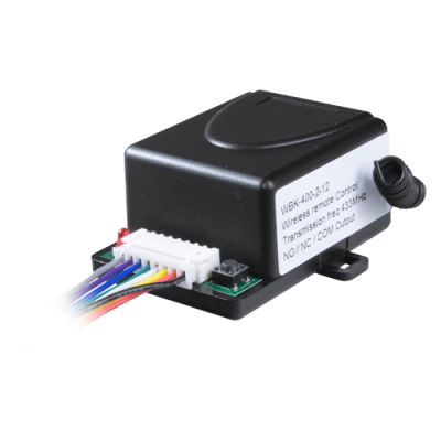 Relé sem fio com controle remoto Para porta de estacionamento Funcionamento NO/NC/COM-WBK-400-2-12