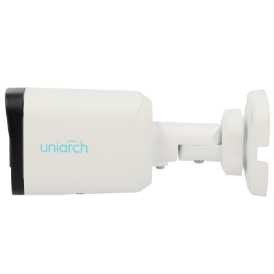Câmara IP Bullet 4MP Uniarch UV-IPC-B124-APF40K PoE IR 30m H.265+ Lente 4.0mm Exterior