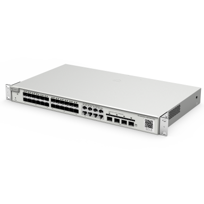 Reyee Switch Cloud Capa 3 24 Portas Gigabit SFP (8 Portas Combo RJ45) 4 portas SFP+ 10 Gbps-Ruijie RG-NBS5200-24SFP/8GT4XS