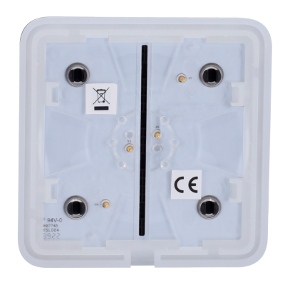 Painel para interruptor compatível com AJ-LightCore -1G / -2W - preto-Ajax AJ-SOLOBUTTON-1G2W-B