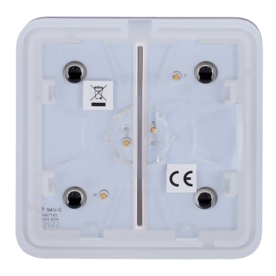 Painel para interruptor compatível com AJ-LightCore 2G - preto-Ajax AJ-SOLOBUTTON-2G-B