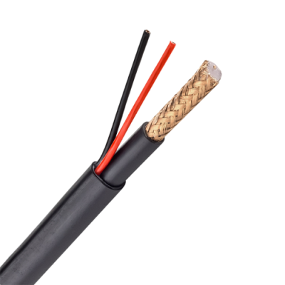 Cabo Combinado RG59 + alimentação Bobine de 100 metros - Capa exterior LSZH-SAFIRE RG59P-100-LSZH-SAFIRE RG59P-100-LSZH