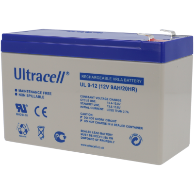 bateria 12v 9ah-Ultracell UL9-12-Ultracell UL9-12