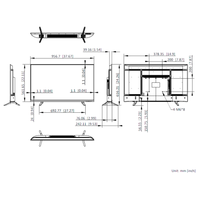 Monitor LED 4K Hikvision DS-D5043U3-1V0S