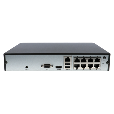 Gravador com fios (PoE) 8xPortas PoE;8xCanais IP 4mpx 1xHDD - Hikvision HWN-2108MH-8P