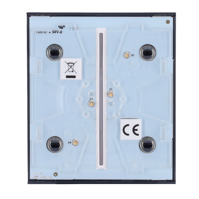 Painel central para interruptor compatível com AJ-LightCore 2G - grafite-Ajax AJ-CENTERBUTTON-2G-GRA