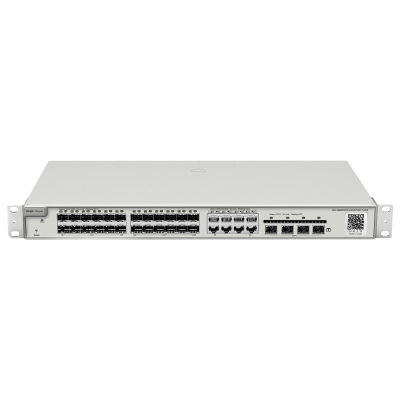 Reyee Switch Cloud Capa 3 24 Portas Gigabit SFP (8 Portas Combo RJ45) 4 portas SFP+ 10 Gbps-Ruijie RG-NBS5200-24SFP/8GT4XS