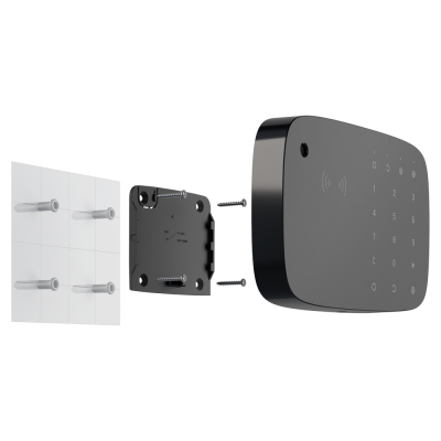 Teclado com leitor RFID e sirene Bidireccional Certificado grau 2-Ajax AJ-KEYPADCOMBI-B