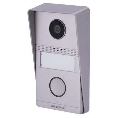 Placa de Videoporteiro Hikvision DS-KV1101-ME2/Surface (2 fios analógicos, 2 MP)