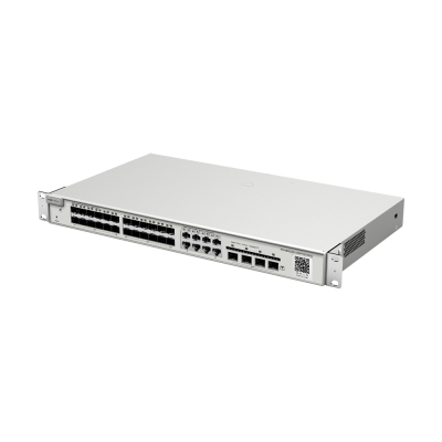 Reyee Switch Cloud Gerenciável L2 24 portas SFP + 8 Combo RJ45/SFP + 4 SFP+ (24 + 8) 10/100/1000 Mbps + 4 SFP+ 10 Gbps-Ruijie RG-NBS3200-24SFP/8GT4XS