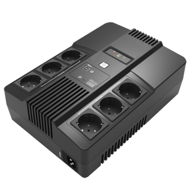 UPS Interactiva lojaCCTV 800VA/480W 6xSchuko