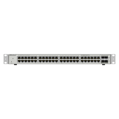 Reyee Switch Cloud Capa 2+ 48 portas RJ45 Gigabit 4 portas SFP+ 10 Gbps-Ruijie RG-NBS3200-48GT4XS