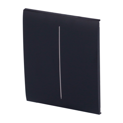 Painel central para interruptor compatível com AJ-LightCore 2G - preto-Ajax AJ-CENTERBUTTON-2G-B