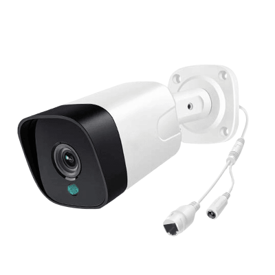 Câmara com fios (PoE) Bullet Branca 8mpx 2.8mm 20m Microfone IP66 - XMEye 18DGPOE8MP