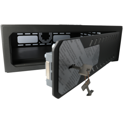 Gaveta com fechadura mecânica