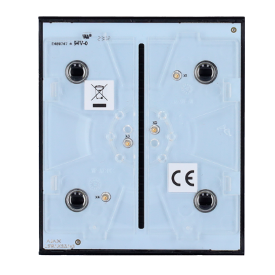 Painel central para interruptor compatível com AJ-LightCore -1G / -2W - preto-Ajax AJ-CENTERBUTTON-1G2W-B