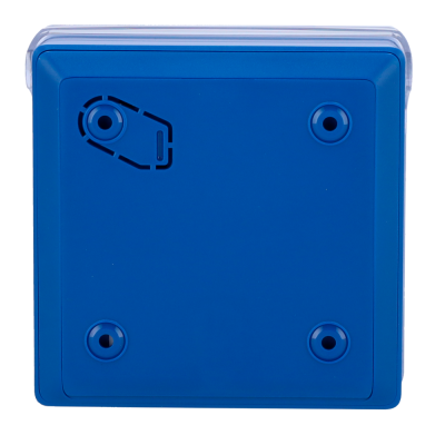 Botão de alarme de incêndio manual azul Sem fios 868 MHz Jeweller Botão de alarme de incêndio ou ativador de cenário-Ajax AJ-MANUALCALLPOINT-BLUE