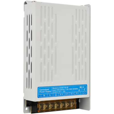 Fonte de Alimentação DC 12 v reguláveis 10a - Metálica