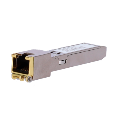 Módulo transceptor SFP+ Porta de cobre com conetor RJ45 Velocidades suportadas 10/5/2,5/1Gbps-SFP-10G-RJ45-30M