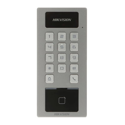 Controlo de acesso Impressão digital, cartão MF/MF DESFire e PIN 10.000 utilizadores | 300.000 registos-Hikvision DS-K1T502DBFWX