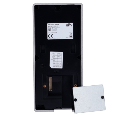 Placa Exterior de Videoporteiro Uniview UV-OEU-201B-HMK-W (IP, 1 apartamento)