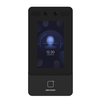 Controlo de acesso e presença Facial, Cartão MF, QR e PIN 1.500 utilizadores | 150.000 registos-Hikvision DS-K1T342MX