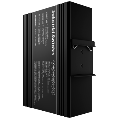 Switch PoE Marca Branca - Montagem em carril DIN 8 portas Gigabit + 4 SFP Gigabit 90W portas 1 e 2 / 30W porta 3-8 / Máximo 240W-SW1208HIPOE-MGF-240-DIN