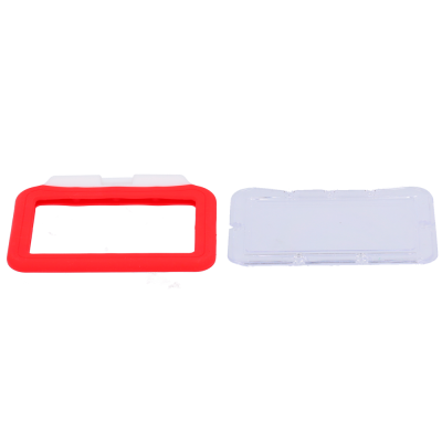 Porta-tarjetas Disposición horizontal Láminas de plástico protectorasEEE-CARD-HOLDER-H-RED