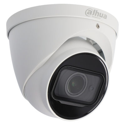 Câmara com fios (Coaxial) Turret Branca 8mpx 3.7mm 60m Microfone IP67 - Dahua HAC-HDW2802T-Z-A