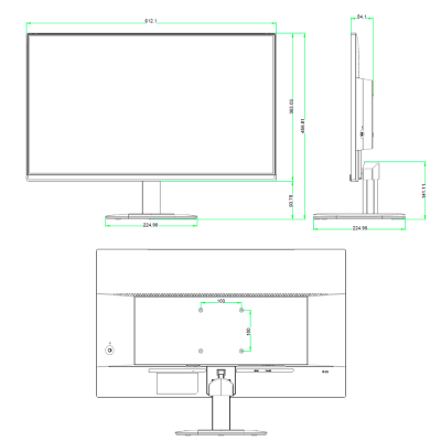 Monitor LCD Safire SF-MNT27-FHD-E