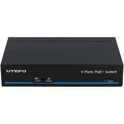 Switch UTEPO 5 portas com 4 portas PoE-Utepo UTP3-SW0401-TP60-Utepo UTP3-SW0401-TP60