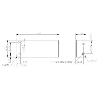 Bandeja Fixa 1U 260 mm lojaCCTV UV-RM-1U-260