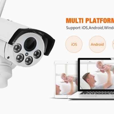 Câmara vigilância Wi-Fi, 5.0 mpx, JIANSHU