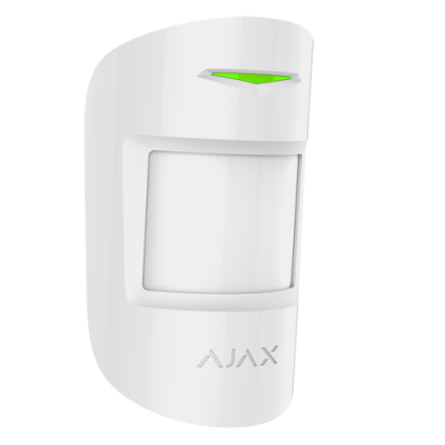 Detector volumétrico PIR dupla tecnologia com detecção de animais domésticos-Ajax AJ-MOTIONPROTECTPLUS-W