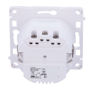 Relé para ficha inteligente tipo F Sem fios 868 MHz Jeweller Alcance de comunicação até 1100 m-Ajax AJ-OUTLETCORE-SMART Relé para ficha inteligente tipo F Sem fios 868 MHz Jeweller Alcance de comunicação até 1100 m-Ajax AJ-OUTLETCORE-SMART