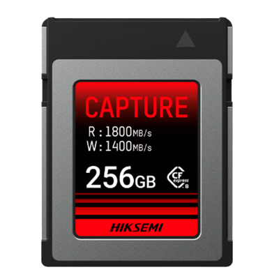Cartão CFexpress Hikvision HS‑CFE‑E300 (STD) Capture 256 GB — Desempenho Profissional Compacto