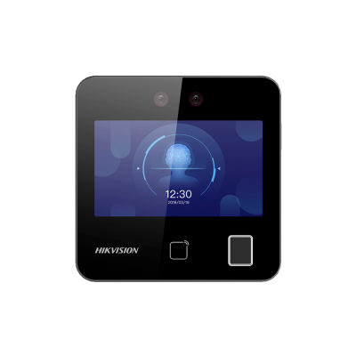 Controlo de acesso e presença Facial, impressão digital, cartão MF e PIN 1.500 utilizadores | 150.000 registos-Hikvision DS-K1T343MFWX