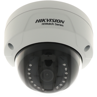 Câmara com fios (PoE) Mini-dome Branca 2mpx 2.8mm 30m  - Hikvision HWI-D121H-M