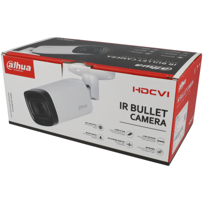 Câmara DAHUA bullet hd-cvi de 5 megapixels e lente zoom óptico