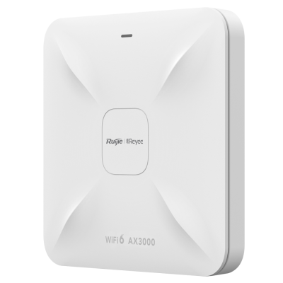 Ponto de acesso WiFi branco Ruijie Reyee AX3000