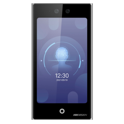 Controlo de acesso e presença Facial, MF/MF Cartão DESFire e PIN 10.000 utilizadores | 150.000 registos-Hikvision DS-K1T673DWX