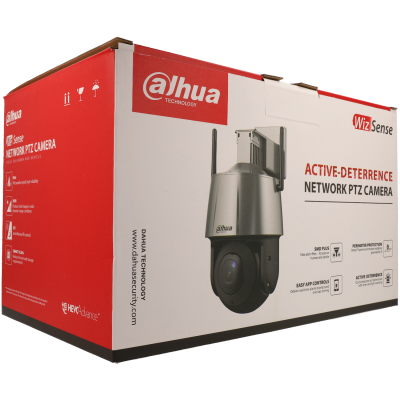 Câmara sem fios (WiFi) Dome PTZ Branca 2mpx 4mm 30m Microfone IP66 - Dahua SD3A200-GNP-W-PV
