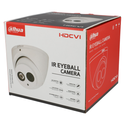 Câmara com fios (Coaxial) Turret Branca 20m  - Dahua HAC-HDW1200EM-A