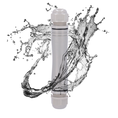 Extensor PoE para exterior IP67 Alarga a gama de potência do PoE até 800 metros 1 PoE Out + 1 Uplink RJ45 PoE In-POE-EXT01-800M-IP67