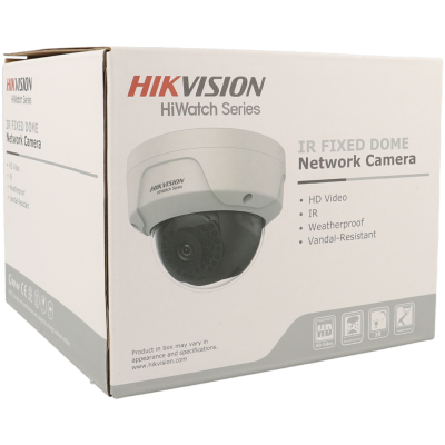 Câmara com fios (PoE) Mini-dome Branca 2mpx 2.8mm 30m  - Hikvision HWI-D121H-M