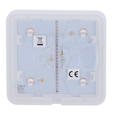 Painel para interruptor compatível com AJ-LightCore -1G / -2W - branco-Ajax AJ-SOLOBUTTON-1G2W-W