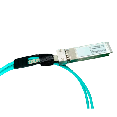 Cabo de conexão directo SFP+ Velocidade 10Gbps Módulos SFP+ em ambos os extremos-SFP-10G-AOC-1M