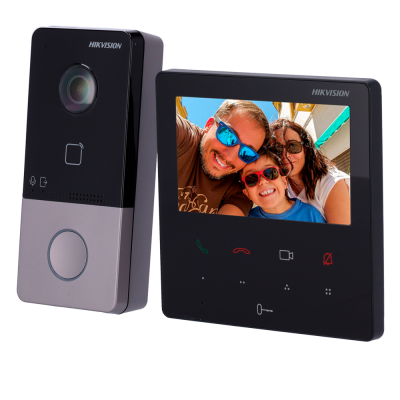 Kit de Videoporteiro Hikvision DS-KIS606-P (IP & WiFi)